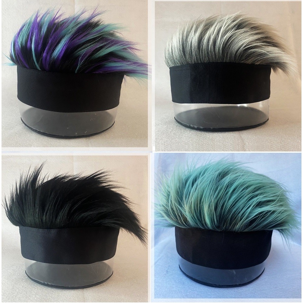 TERLARIS>> Topi Rambut, Topi Wig, Topi Rambut Palsu, Topi  Rambut Pria Topi Bulu Rambut, Topi Wig, T