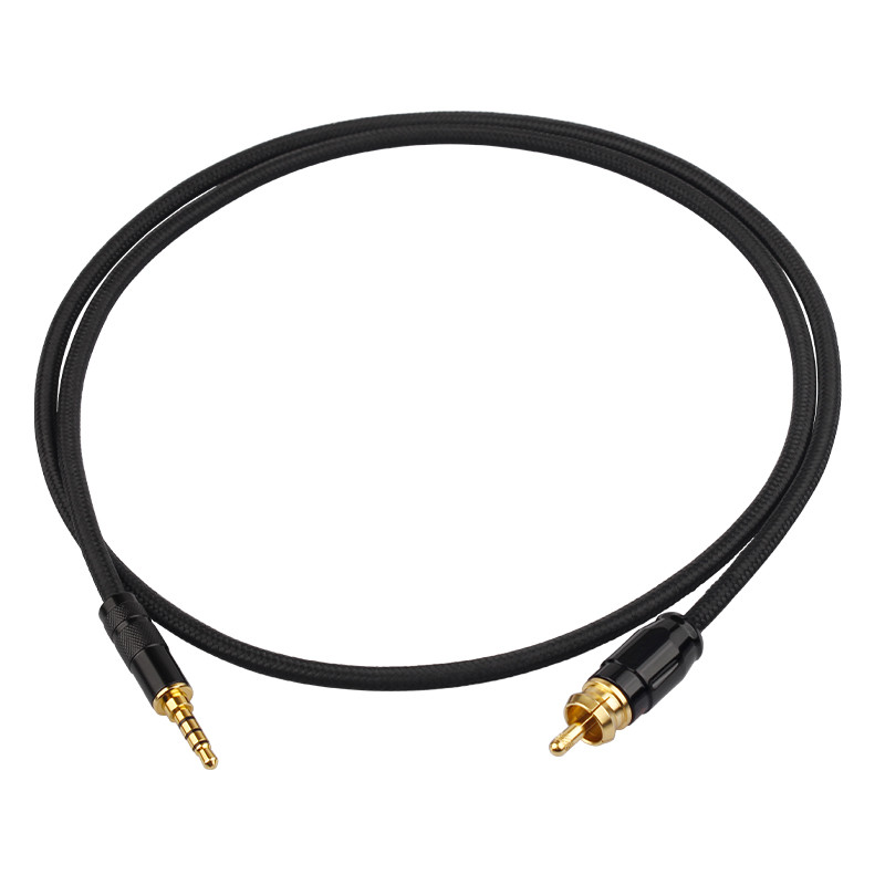 HIFI 3.5mm 4-Poles To RCA SPDIF Coaxial Digital Audio Cable HiFi Home Theater for Amplifier Decoder 