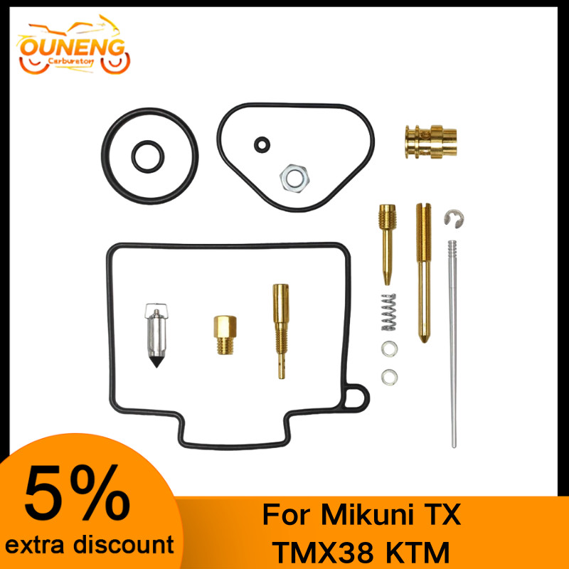Motorcycle Carburetor Repair Kit For Mikuni TX TMX38 55431001244 16100-KZ3-L32 2017 KTM 125/150/250 
