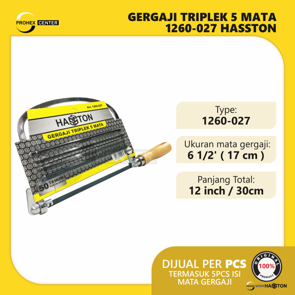 Gergaji Triplek Set Hasston / Gergaji Mini Hasston / Gergaji Ukir / Gergaji Triplek