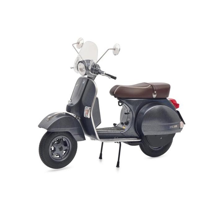 SCHUCO 1/18 REPLIKA MOTOR VESPA PX 125 1978 MATT GREY Diecast