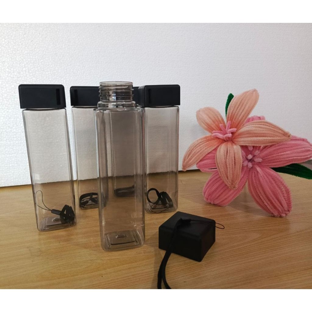 My Bottle | Botol Plastik | My Bottle Kotak Polos/ Botol Plastik 500 ml