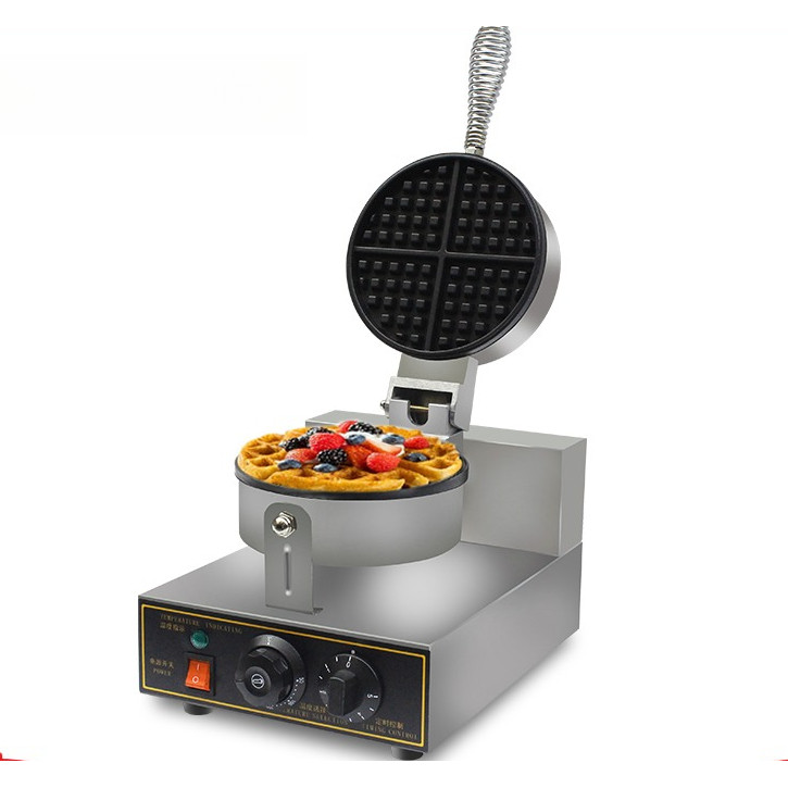 Electric Waffle Machine Stainless Steel Non-stick Waffle Maker Egg Roll Waffle Iron Baker Muffin Toa
