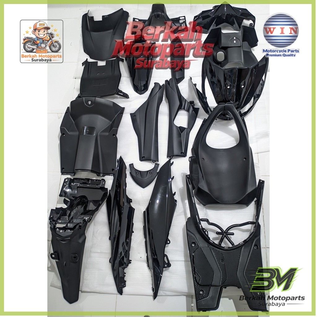 Full Body Beat FI CBS K25 2012 2013 2014 Hitam WIN | complete set beat fi k25