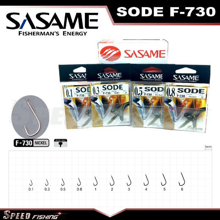 Metta Fishing | Hooks SASAME Sode F-730 Tanpa Lubang Mata Kail Kuat Pancing - 0.5