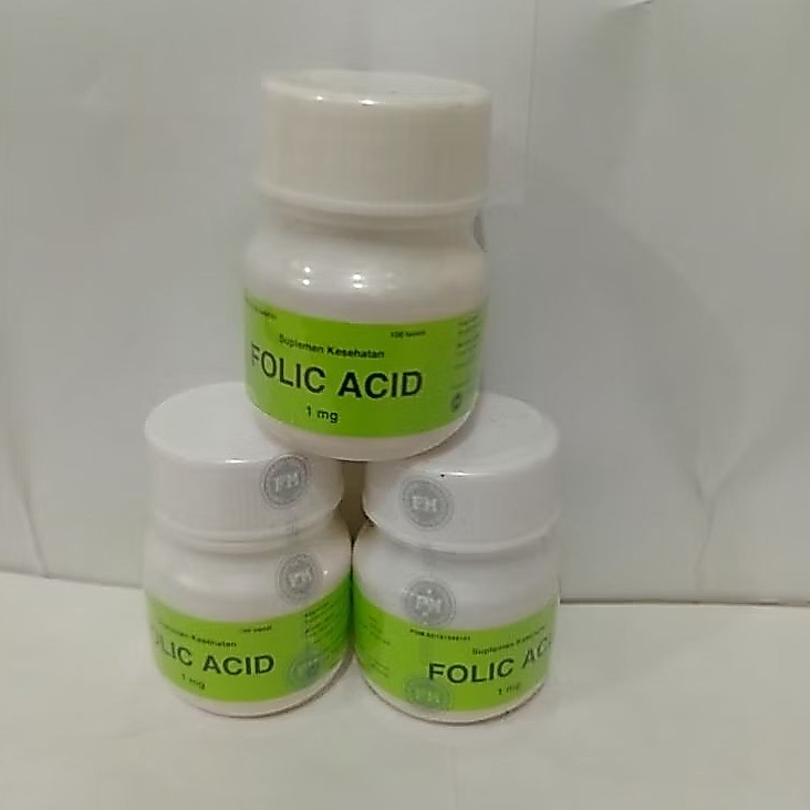 Folic acid 1mg botol 100 tablet