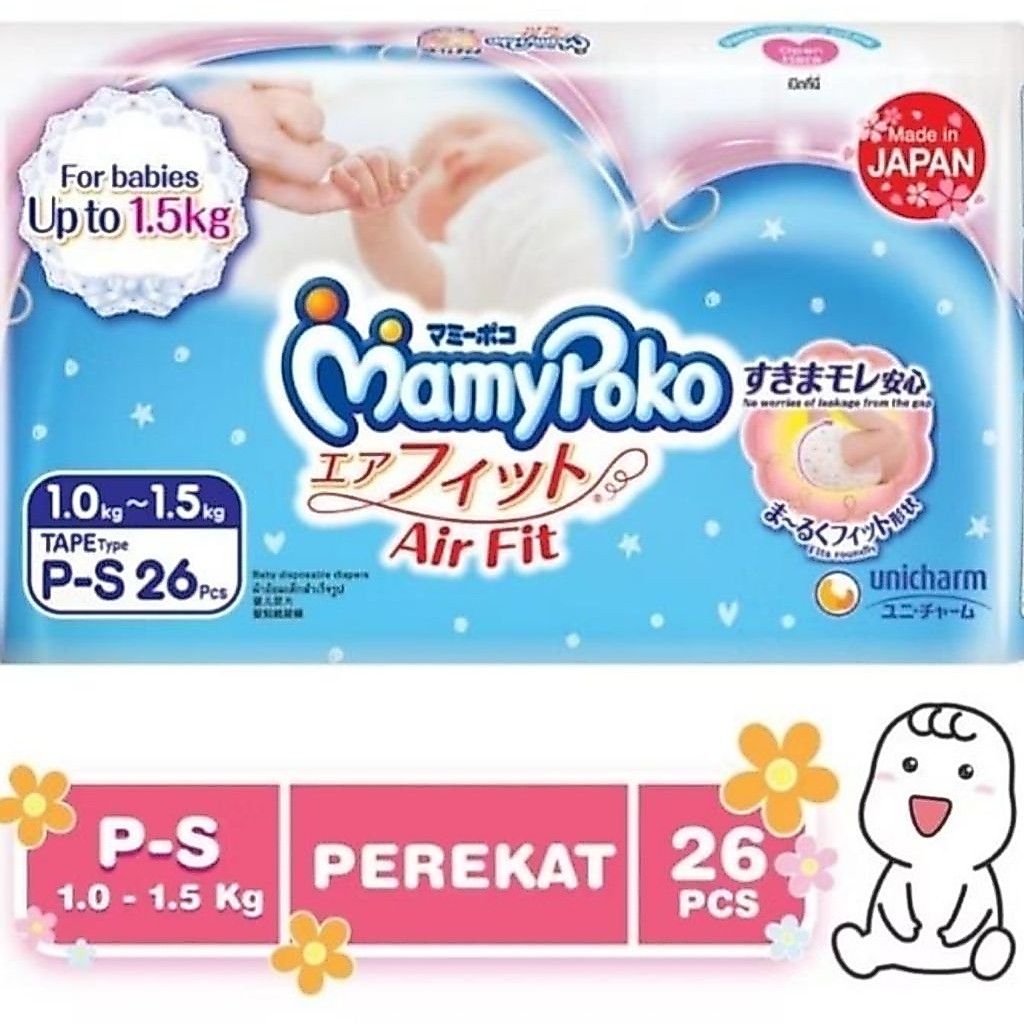 Mamypoko  Air Fit Preemie / Mamypoko untuk bayi Prematur (100% ORIGINAL)