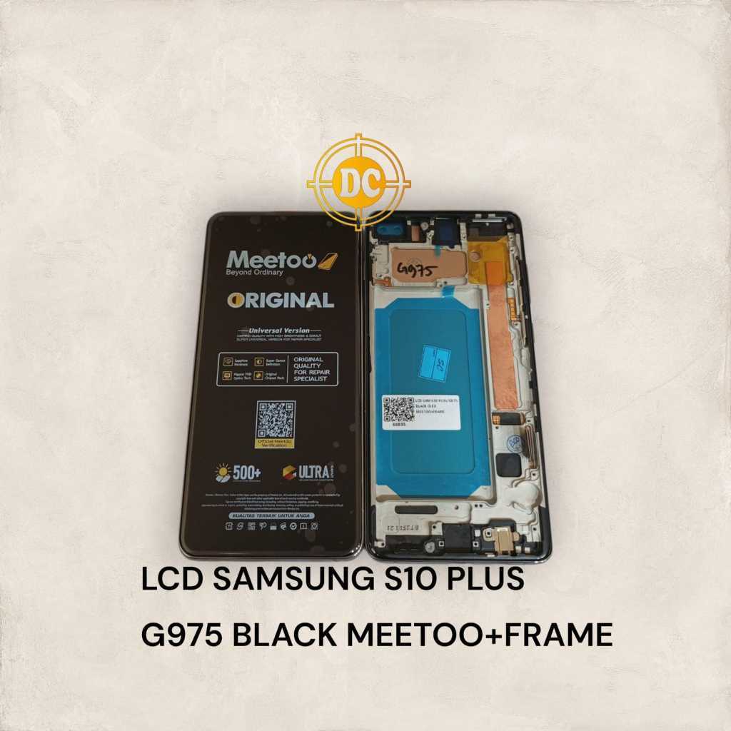 LCD SAMSUNG S10+ S10 PLUS / G975 TOUCHSCREEN MEETOO + FRAME