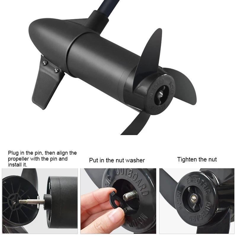 Motor Boat Propellers Electric Engine Outboard Electric Trolling Motor Outboard Propeller motor elet