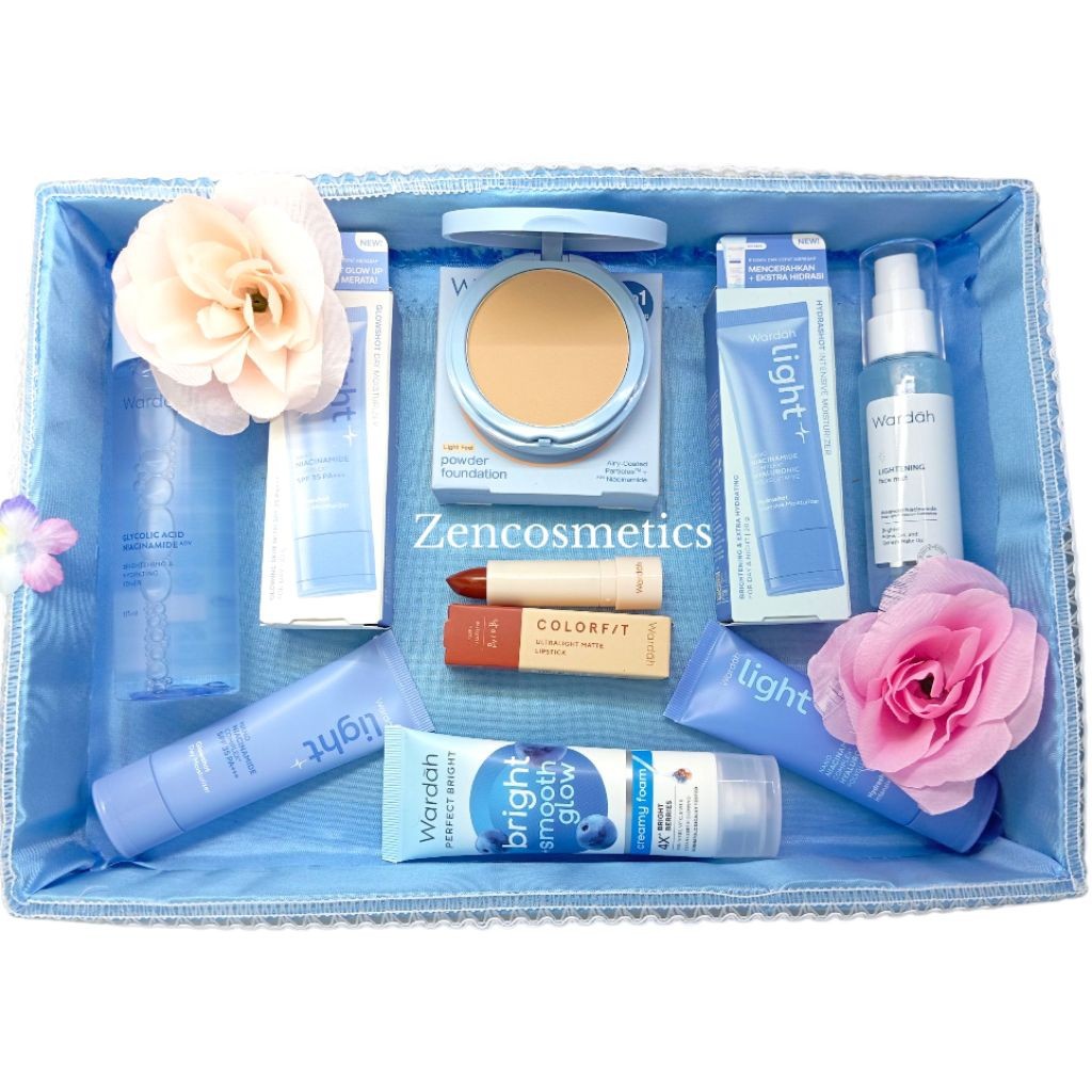 Terbaru Paket Seserahan Wardah Murah/ PAKET Kosmetik Wardah Hantaran Nikah Komplit