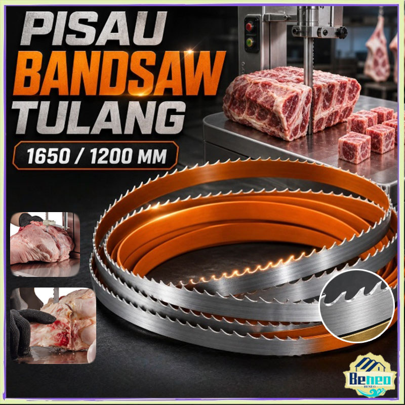 1200/1650MM Mata Gergaji Pita Baja Food Mata Gergaji Pita Mesin Pemotong Tulang Untuk Mesin J210 J28