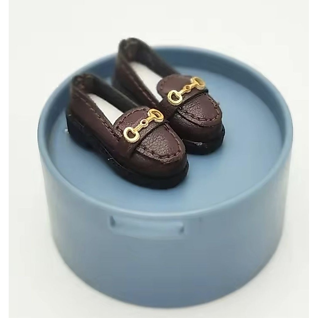 sepatu kulit blythe doll | sepatu coklat boneka | sepatu blythe doll | sepatu kulit
