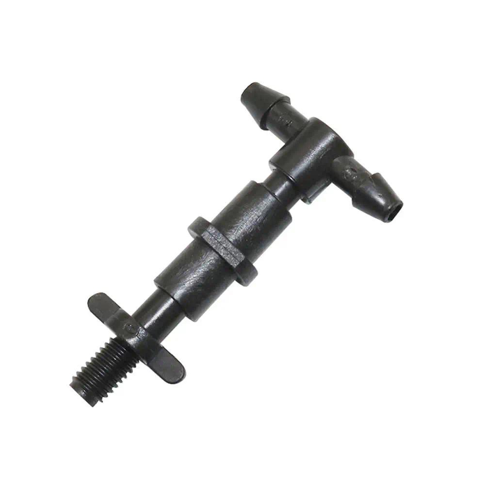 10 Pcs 6mm Barbed 4/7mm Tee With Thread Connector And 6mm Straight Connector Garden Water Irrigation