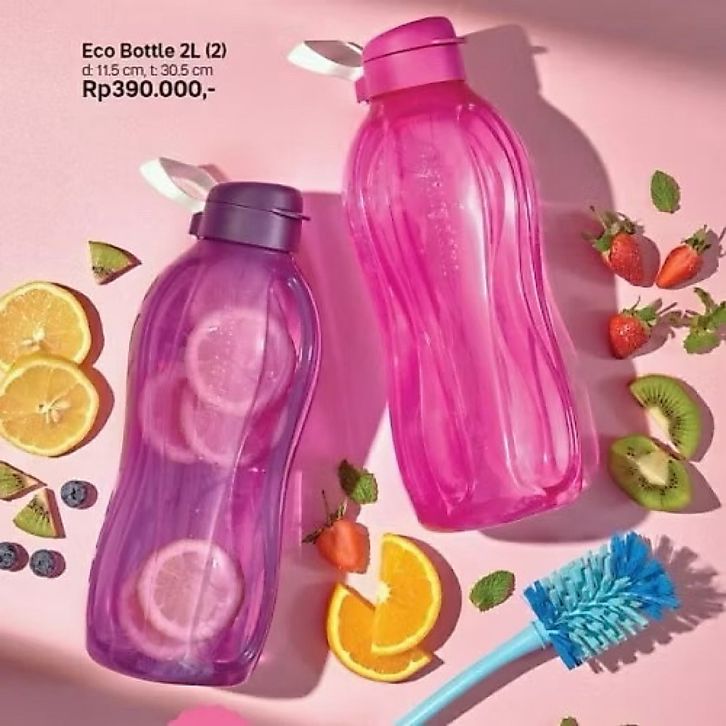 eco botol 2 Liter tupperware