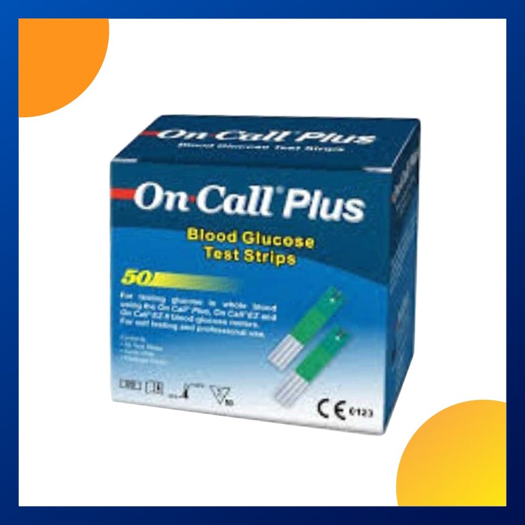 On Call Glucometer Plus Strips Box