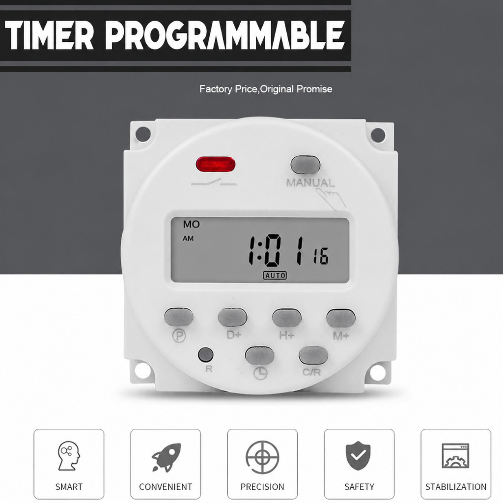 Digital Timer Switch Relay AC 220V