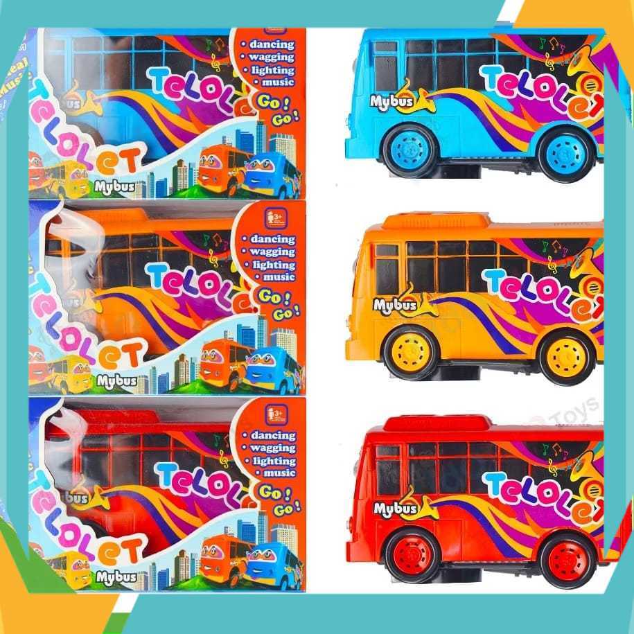 COD PROMO COD MAINAN MOBIL MINI BUS OLENG DAYO MUSIC LAMPU BP8000 / Mainan Bus Dayo / Mainan Anak La
