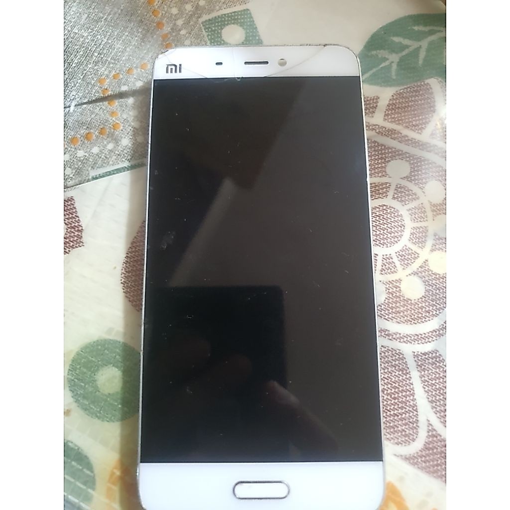lcd framrle xiaomi mi 5 kaca bagian atas retak sentuhan normal