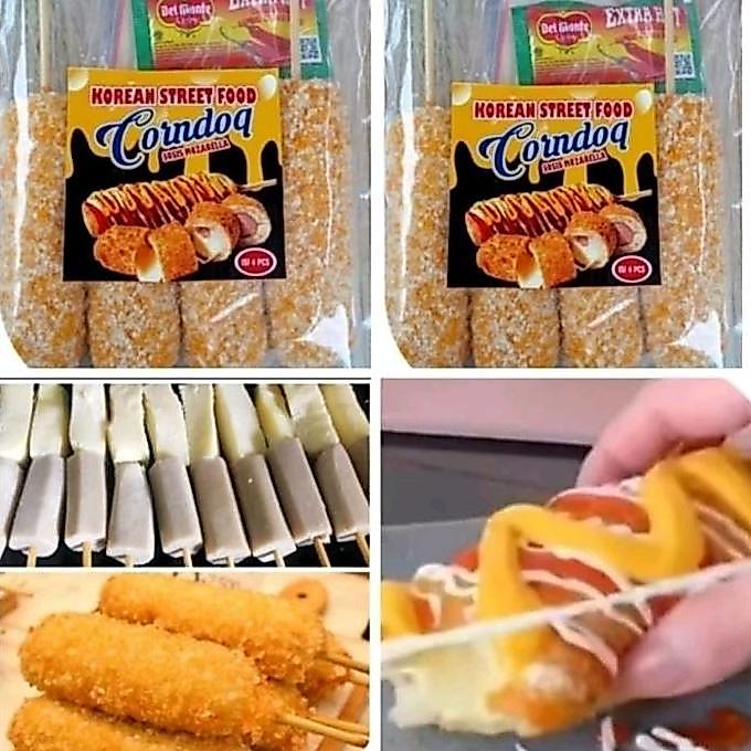 Corndog sosis mozzarella isi 4pcs, Frozen