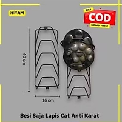 rak tutup panci tempel dinding