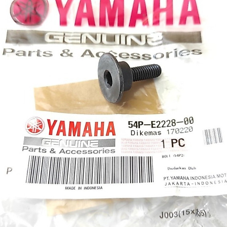 Baut Karet Tensioner Yamaha R15 V3, MX King, Jupiter Z1, Mio J, Mio M3 54P-E2228-00 FSX HP Original 