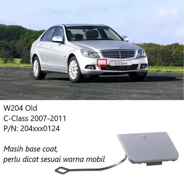 Lubang Towing Bumper Tow Derek Cover Mercy W204 Mercedes C200 AMG