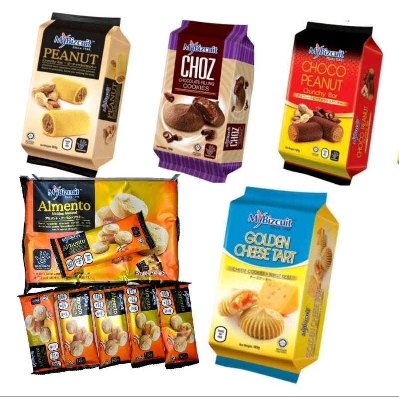 

My Biscuit Cookies Bellco /Almento /Kokomo/Golden Cheese tart/Choco Peanut