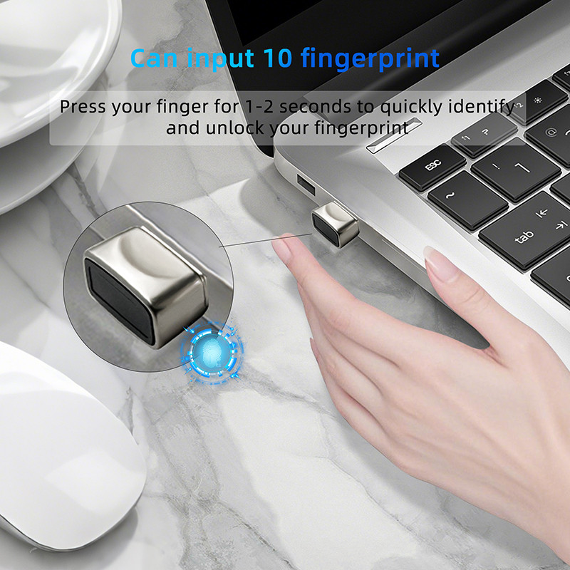 Hello Windows 10 Mini Biometric Fingerprint Login Lock Biometric Scanner USB Metal Fingerprint Reade