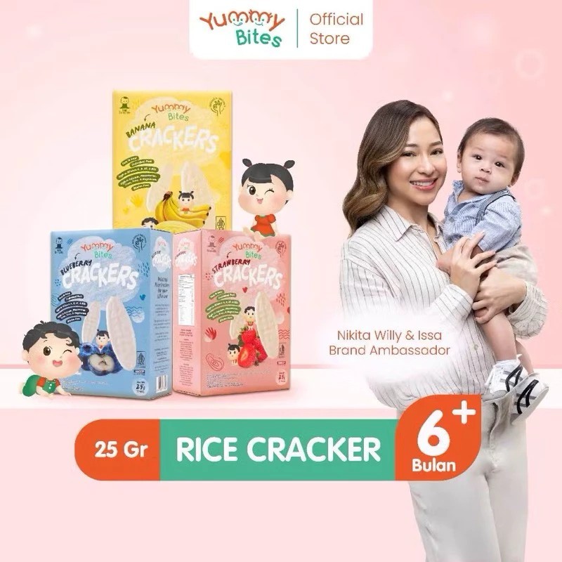 

Yummy Bites Cracker 25grm Untuk 6plus