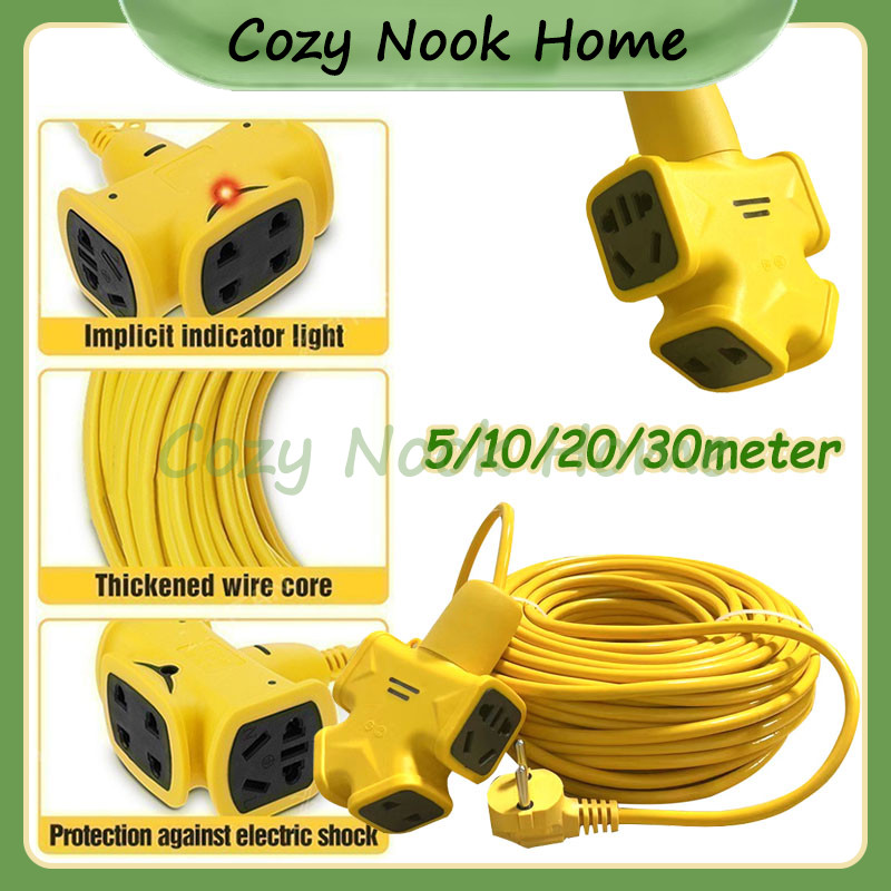 Colokan Kabel Listrik / Kabel Kerja Bengkel Panjang Kabel 5/10/20/30meter / Kabel Kerja Bengkel Panj