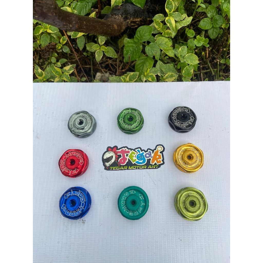 ohlins adjuster knob cover setelan rebound cnc vietnam