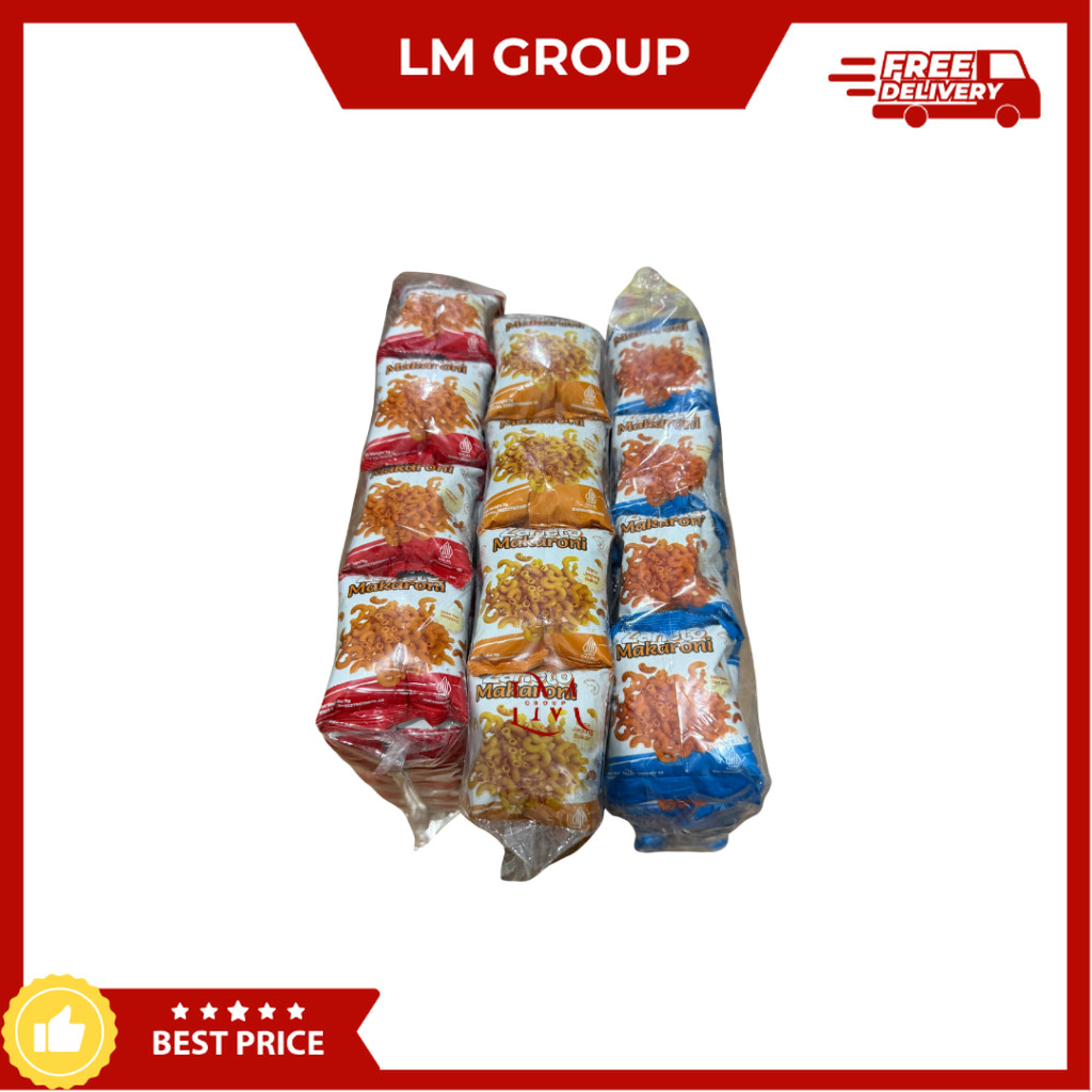 

Zaneto Makaroni Rasa Sapi Panggang/Jagung Bakar/Balado Daun Jeruk isi 40 pcs 7gr LM Snack Grosir
