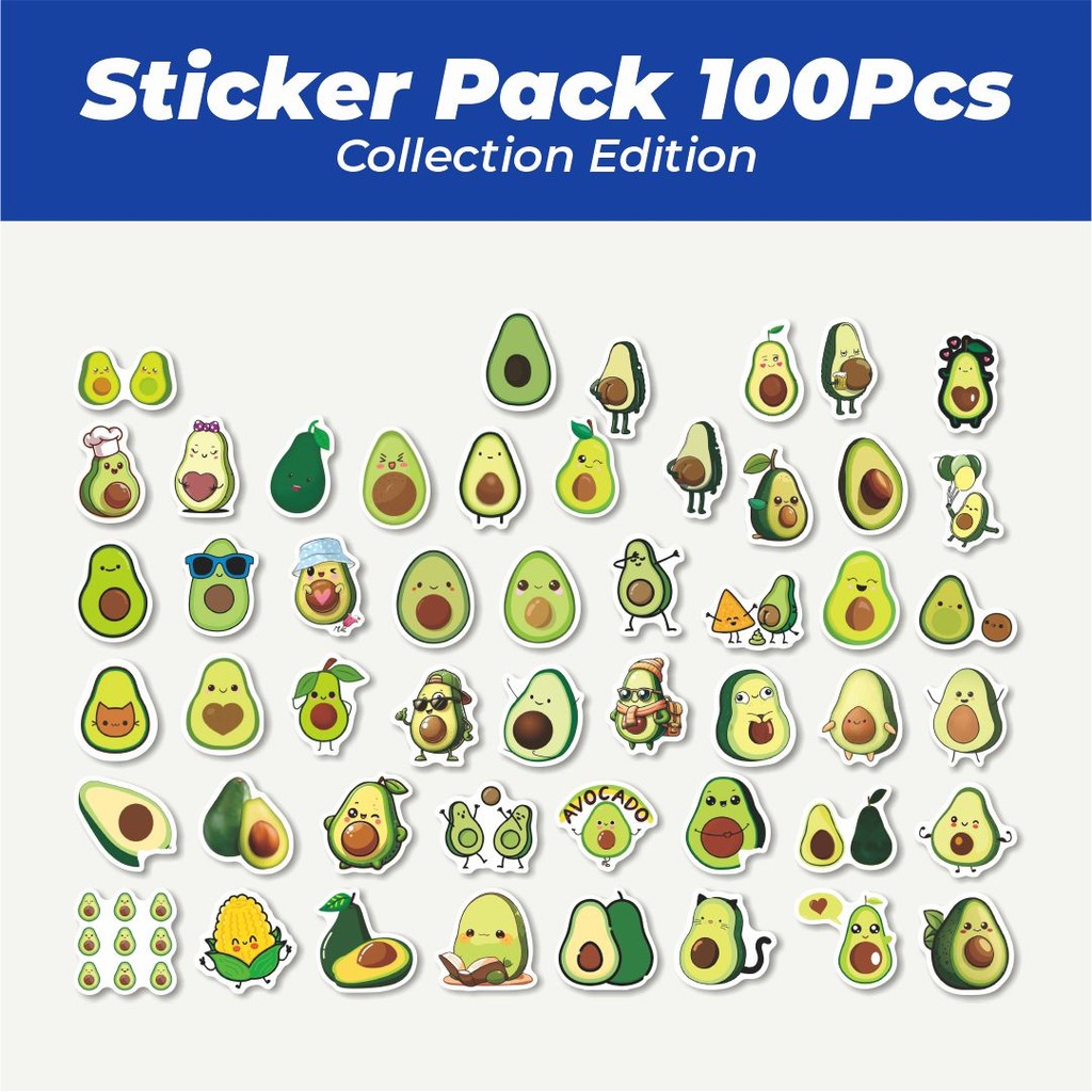 

Hot Stiker Buah Alpukat V1 Lucu Anti Air Stikers Berperekat Waterproof Sticker Decal Buat Motor Helm Buku Journal Koper Casing HP Laptop Botol Minum