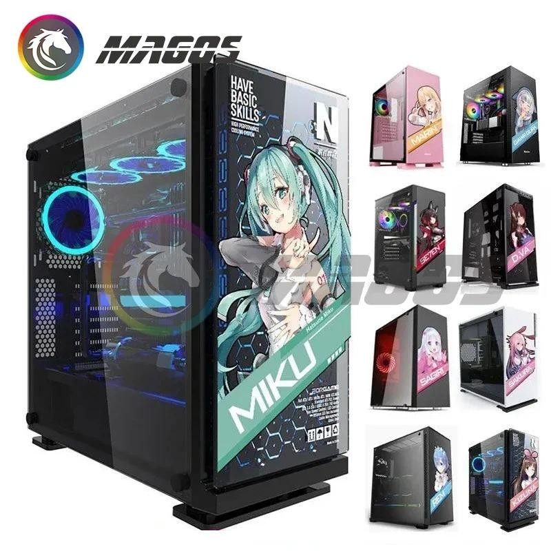 

Anime Animation Chassis Sticker Computer Host Desktop Decoration Sticker Waterproof Options
