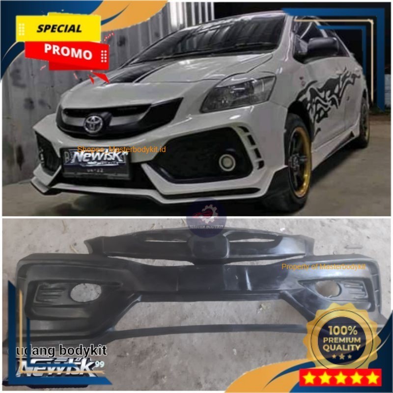 Bemper bodykit depan vios gen2 custom turbo bumper depan vios turbo - MasterBodykit