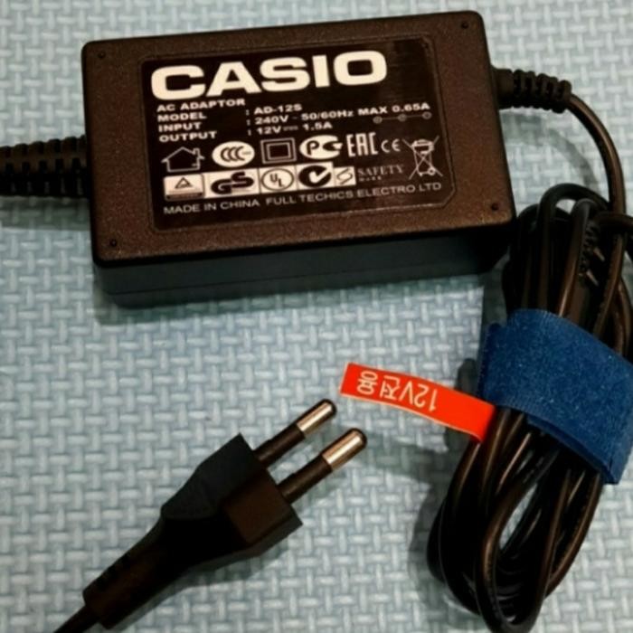 adaptor 12v keyboard casio wk 6500 wk 6600 wk 7500 wk 7600