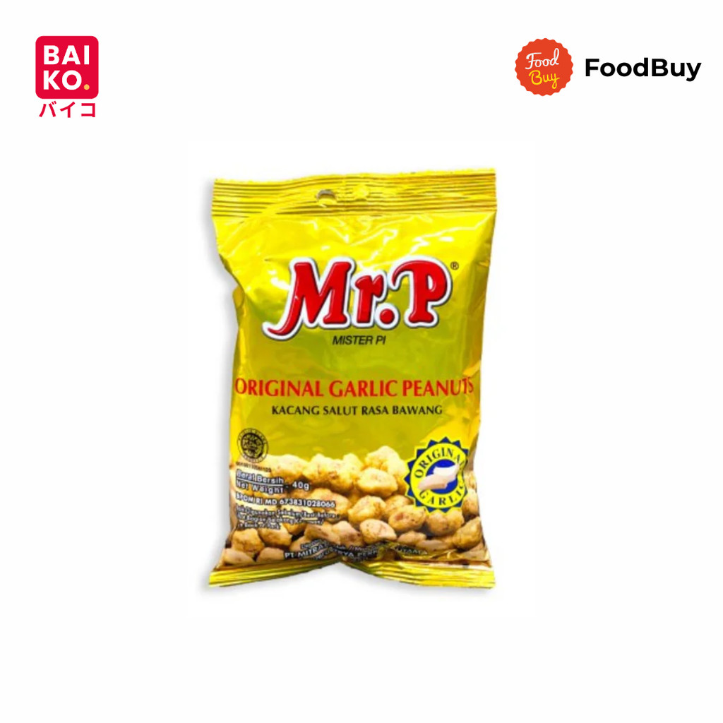 

Mr.P Original Garlic Peanuts 40gr