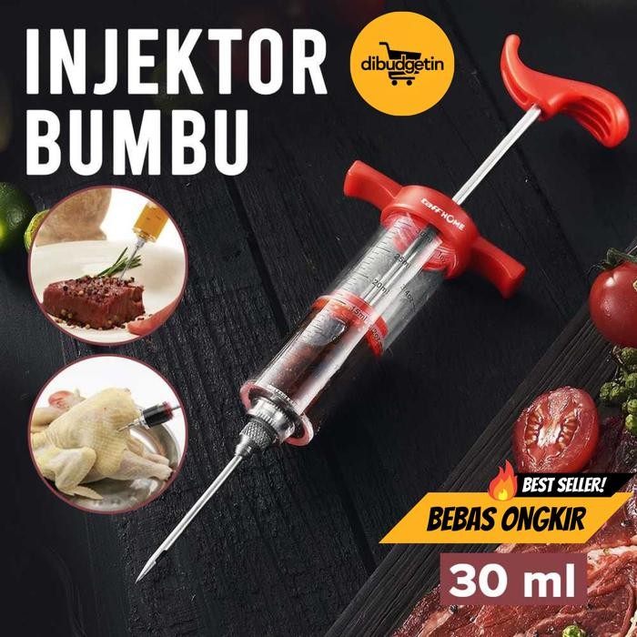 

TaffHOME Injektor Bumbu Marinasi Daging BBQ Seasoning Injector - HC117