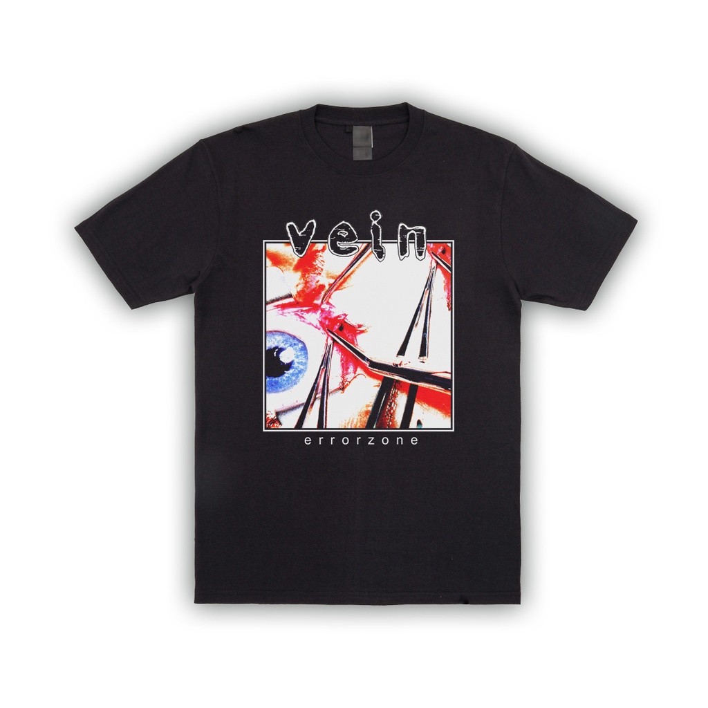 (COD) Baju Band - Vein Errorzone T-Shirt & Kaos Tanpa Jaitan Samping - Pria Wanita Dewasa Unisex Siz