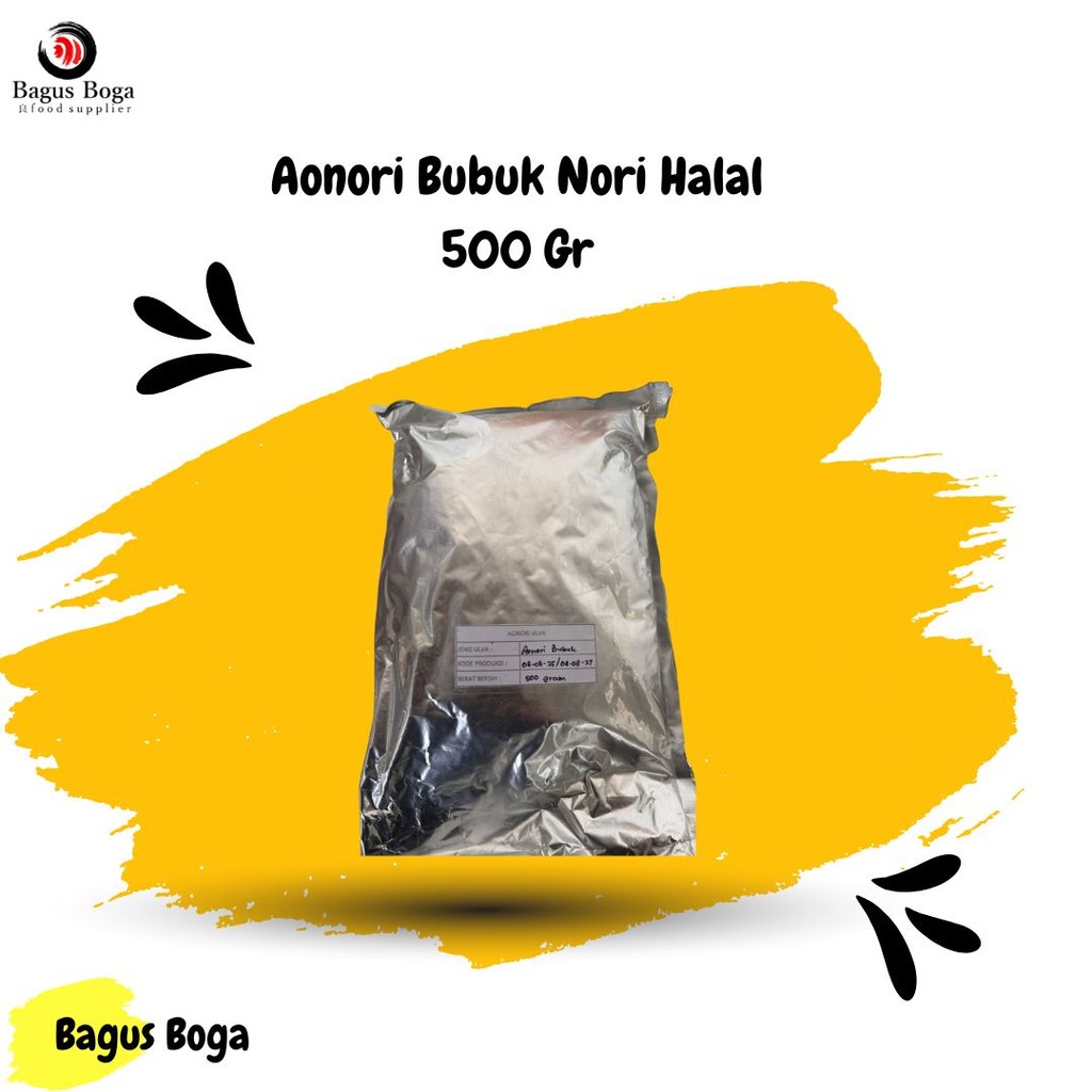 

Aonori Bubuk Nori Halal 500 Rumput Laut