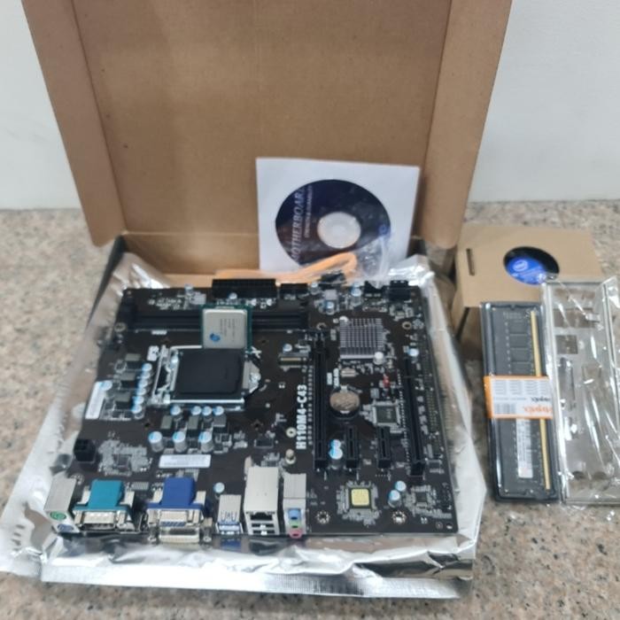 Paketan i3 gen7 7100 + Mainboard H110 + Fan + Ram Ddr4/ Tanpa Ram Baru - Paket tanpa Ram