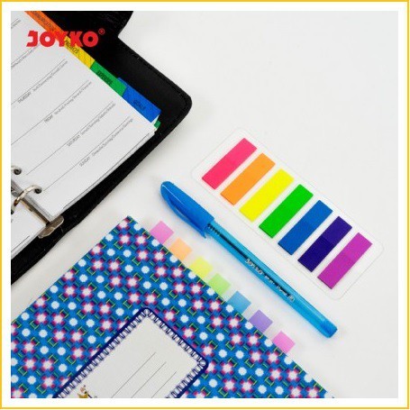 

Index Joyko Plastik IM-30 Sticky Notes Penanda Halaman Tengah Buku Book Alat Sekolah Kuliah Kerja Plastic