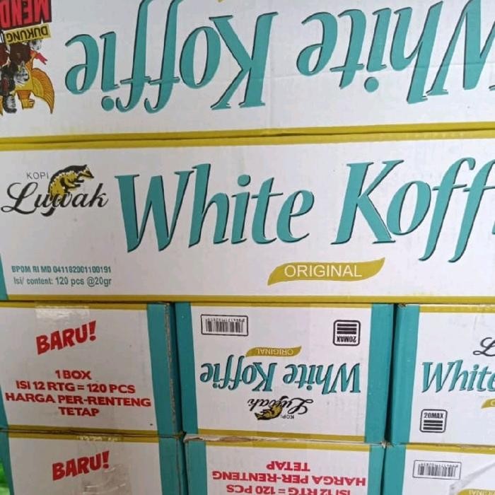 

PROMO 4 renteng kopi luwak white coffe