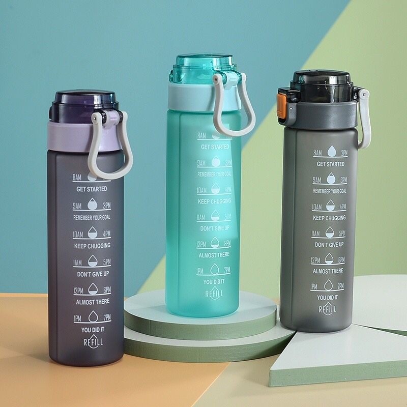 BOTOL MINUM MOTIVASI CASUAL DOFF HEENOOR 800ML