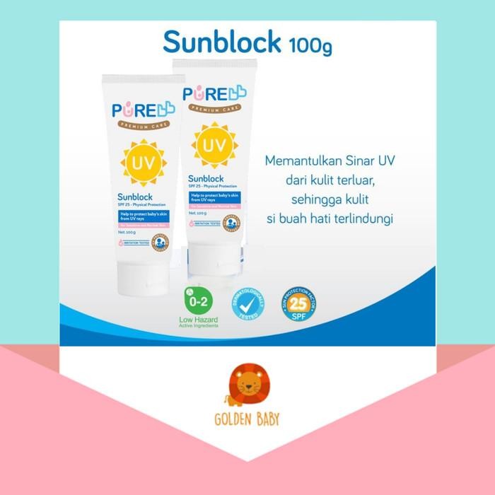 Purebaby SunBlock SPF 25 Pure Baby Sun Blok Bayi dan Anak-anak