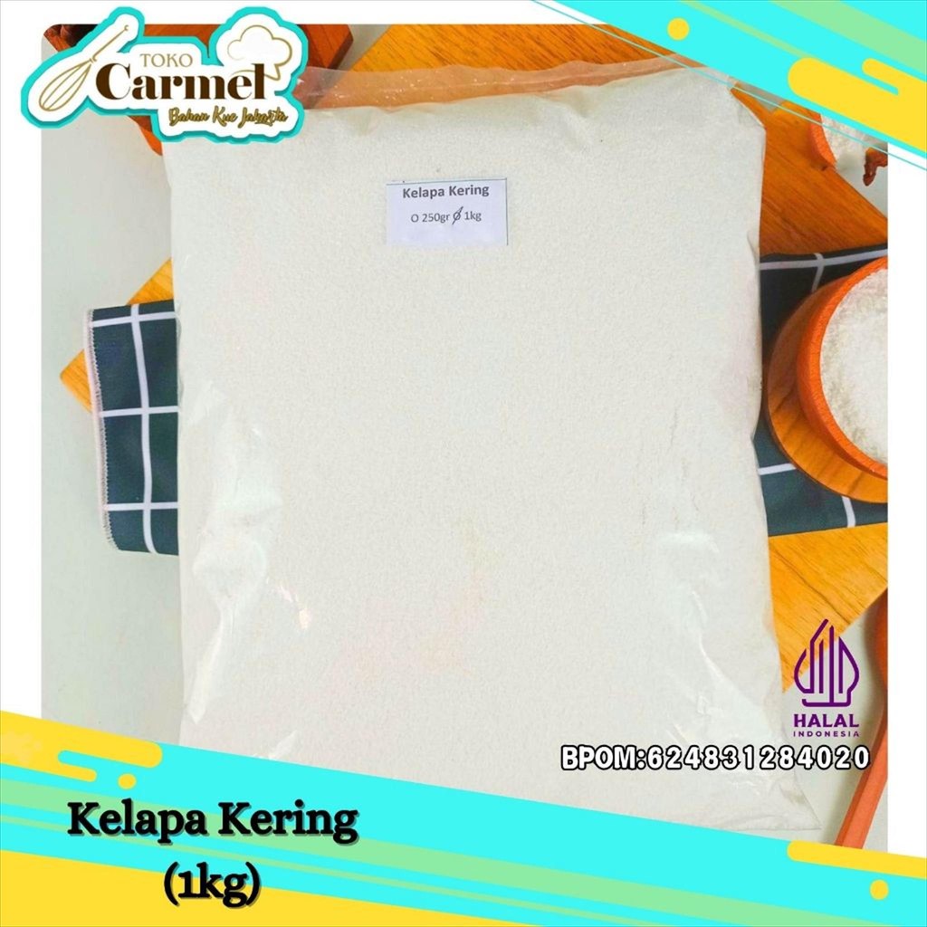 

Kelapa Kering 1kg [REPACK] / Tepung Kelapa Kering / Desiccated Coconut
