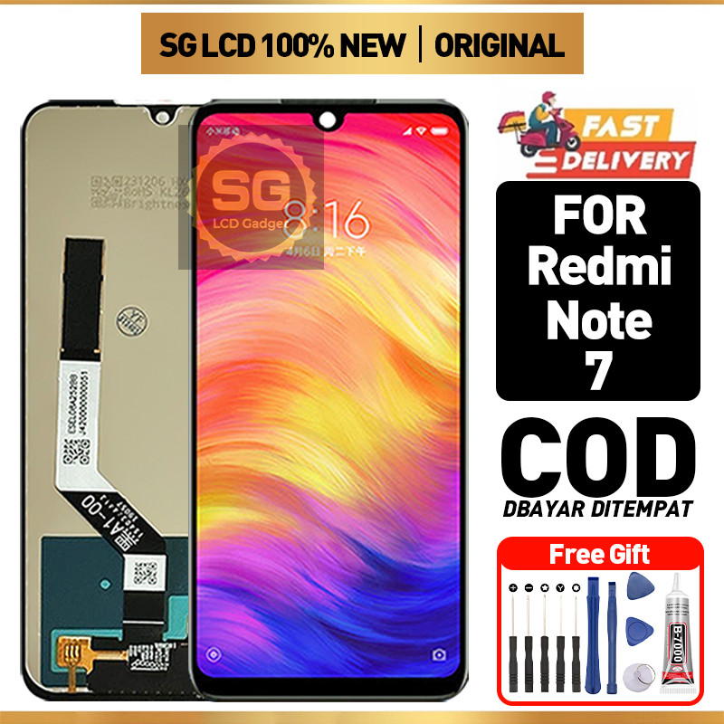 LCD Redmi Note 7 Original Touchscreen Fullset Asli Ori Compatible For Glass Touch Screen Digitizer