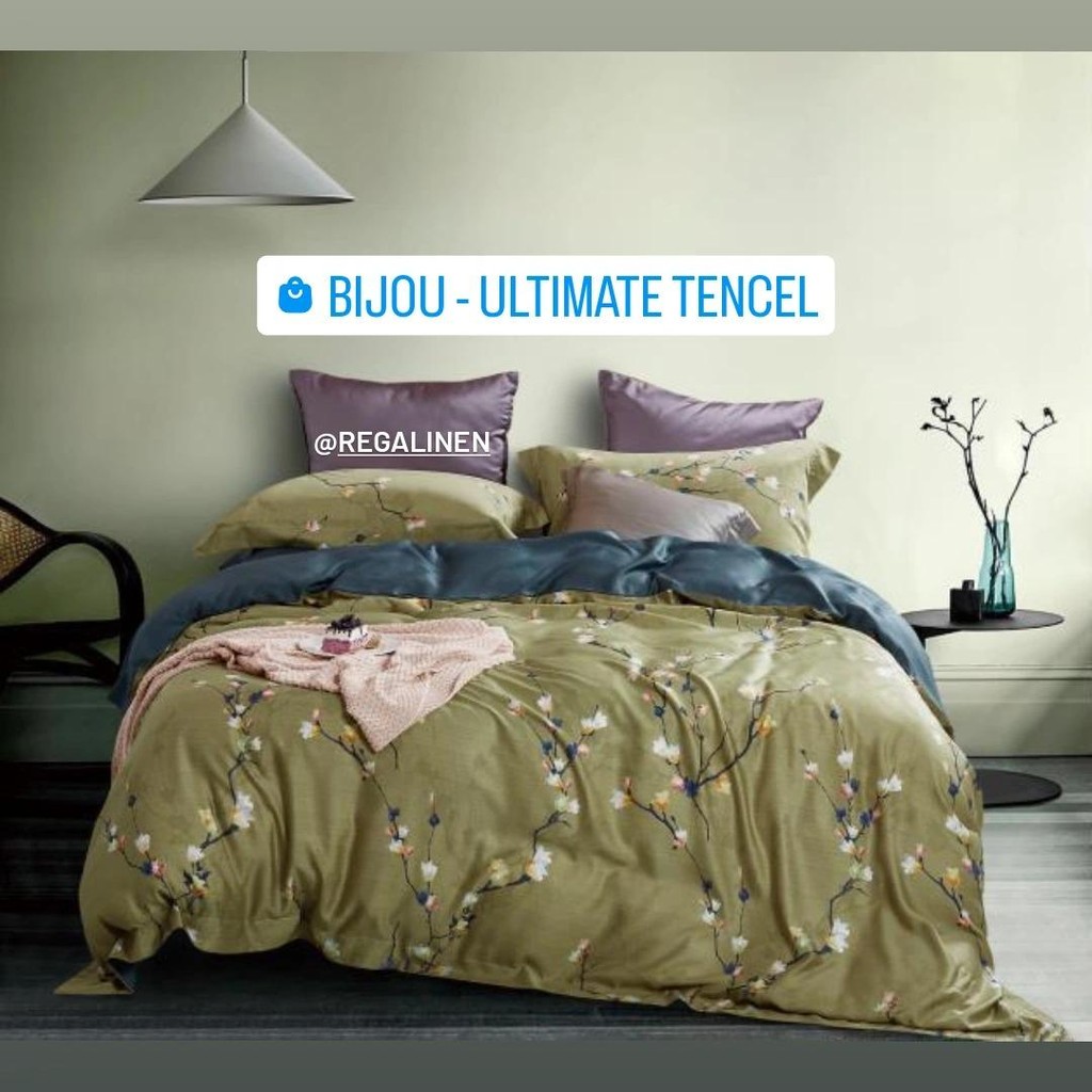 REGALINEN Sprei Ultimate Tencel 100s Cellulose Fiber Luxury Bedding Queen Extra King Single - Bijou 