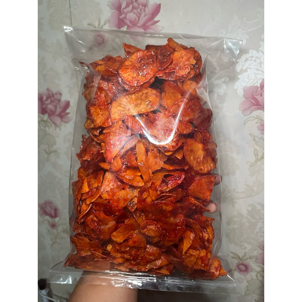 

Keripik Singkong Pedas Manis Doyan 1 kg Snack Kiloan