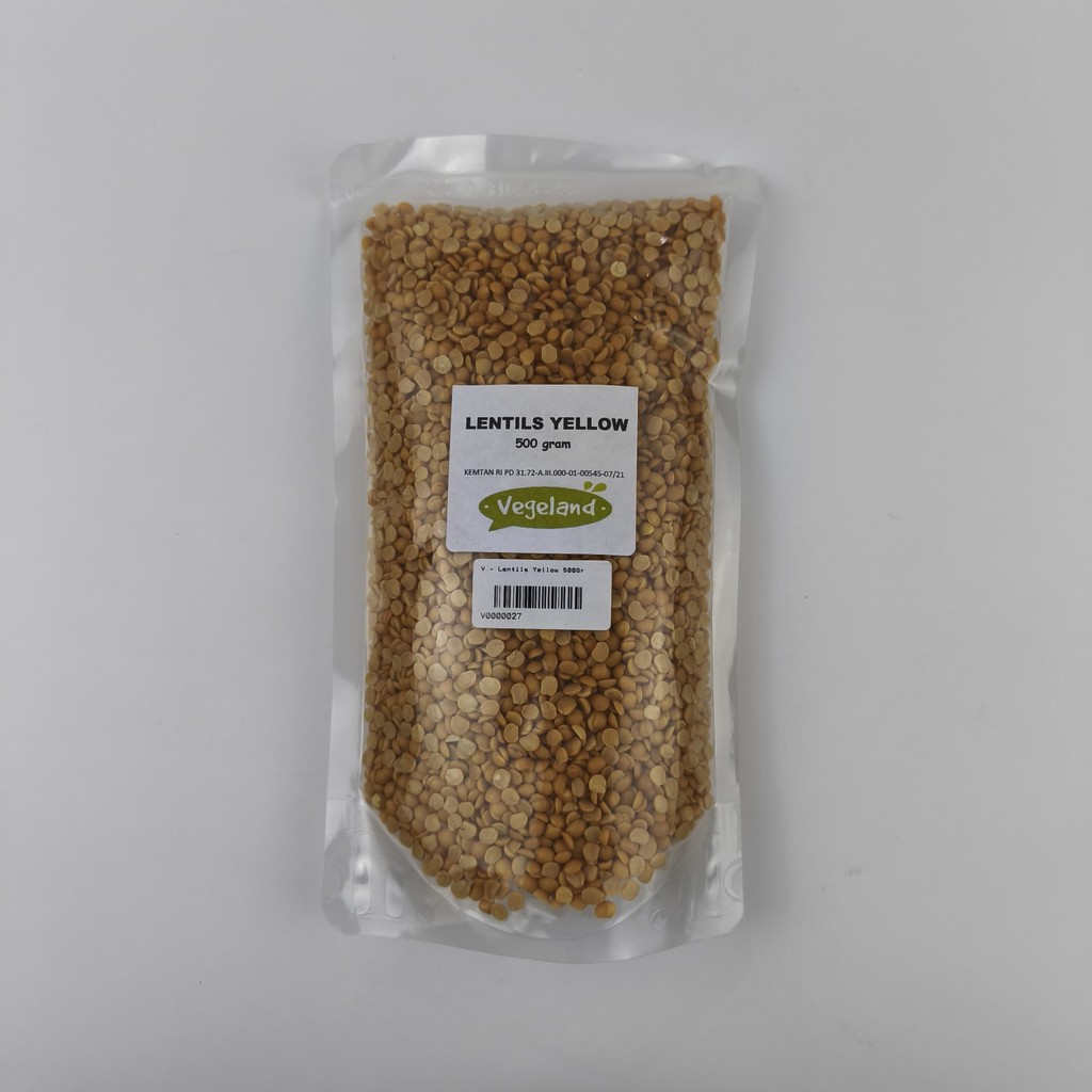 

Lentils Yellow Vegeland 500Gr Lentil Yellow Lentil Kuning Lentils Kuning